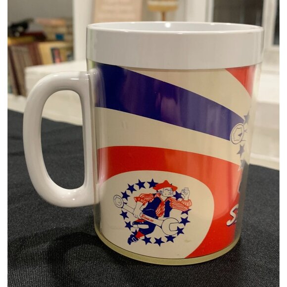 Snap-On Tools Vintage Patriotic Mug 12 Oz Retro Red/White/Blue Design - Picture 4 of 7